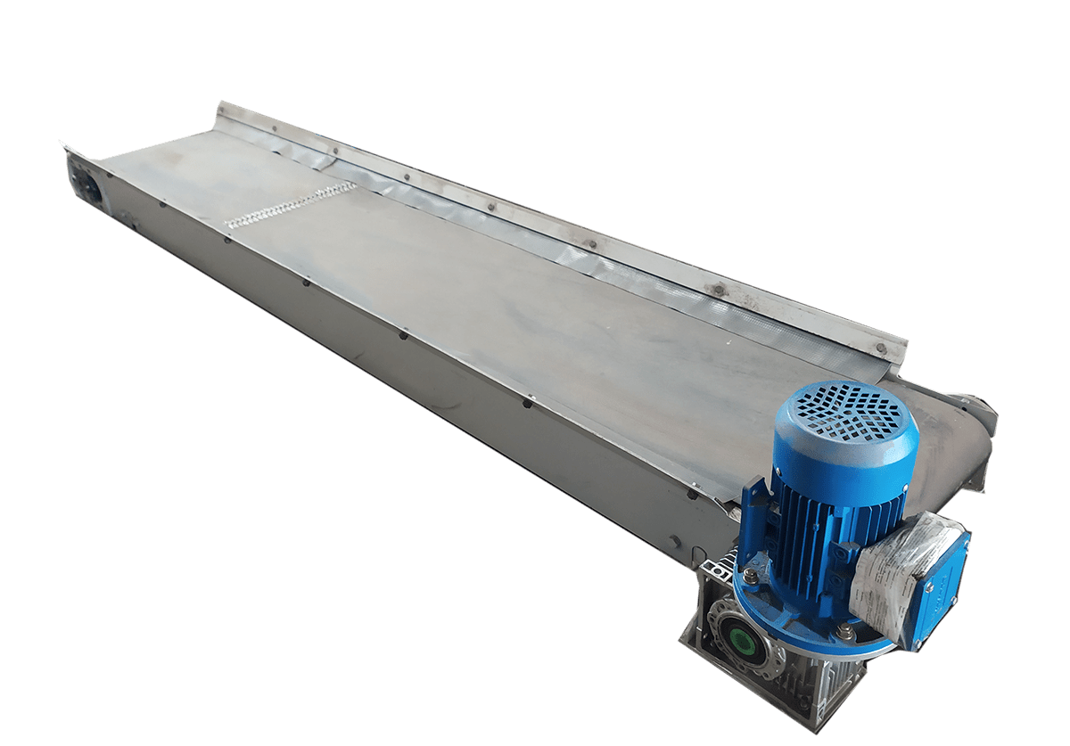 Ленточный конвейер для удаления опилок