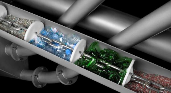 Трубчатый конвейер для различных материалов