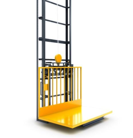 Подъемник мачтовый стационарный